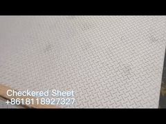 Ανάγλυφη καρό πλάκα από ανοξείδωτο χάλυβα 4 x 8 πόδια SUS304 SUS201 SUS202 για στέγη