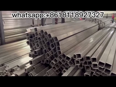 Τετραγωνικό Hairline σωλήνων SS304L SS321 SS310S SS άνευ ραφής τελειώνει 4mm X 4mm 20mm X 20mm